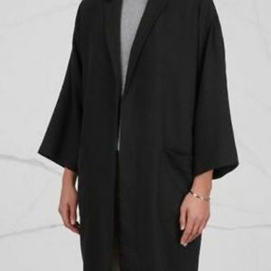 Eileen Fisher tencel open coat/duster Small
